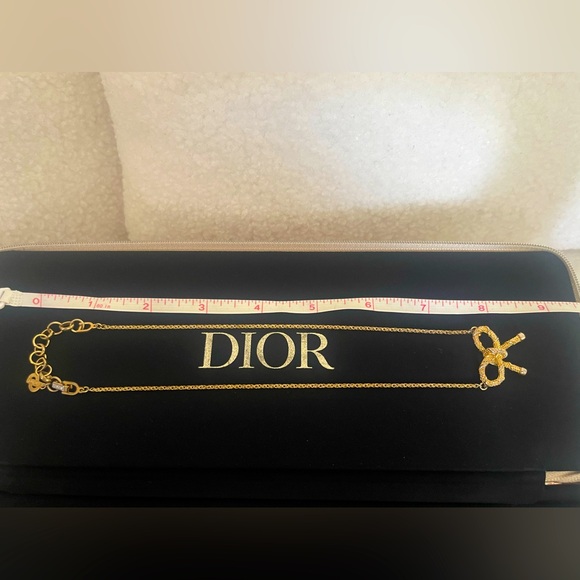 🎀Authentic DIOR vintage bow necklace - Picture 7 of 7